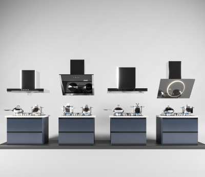 现代油烟机3D模型下载